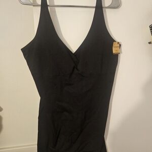 Large Black Womens Body Suit
